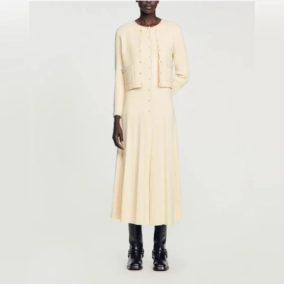 Sandro Beaded cardigan - Picture 2 of 8